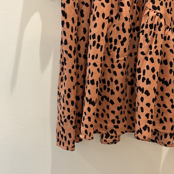 Hayden Asymmetrical Dotted Swing Dress - Picture 5 of 5